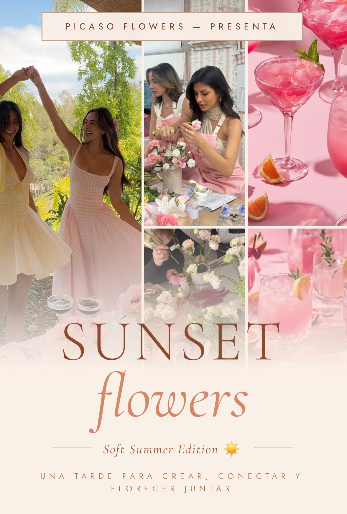 Sunset flowers